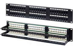 Патч-панель ITK 2U кат. 6 STP, 48 портов (IDC Krone) 